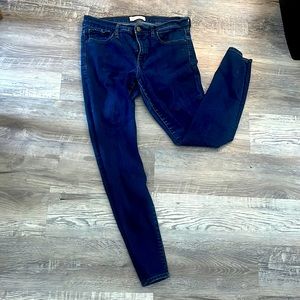 Gap skinny jeans dark blue denim